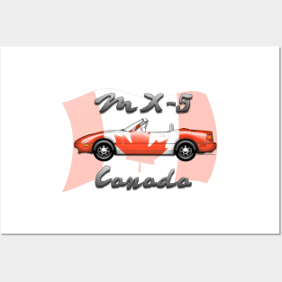 Miata MX5 Canada Posters and Art